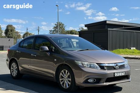 Brown 2013 Honda Civic Sedan Vti-Ln