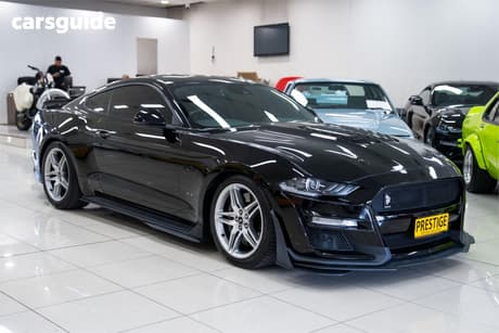 Black 2018 Ford Mustang Coupe Fastback Gt 5.0 V8