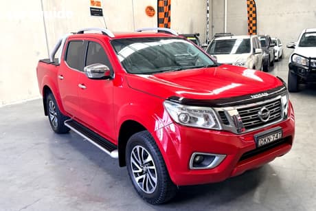 Red 2016 Nissan Navara Dual Cab Utility St-X (4X4) (Sunroof)