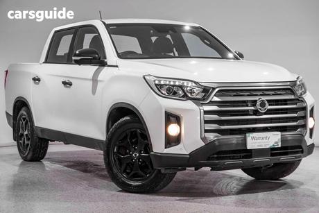 White 2021 Ssangyong Musso Crew Cab Pickup Ultimate
