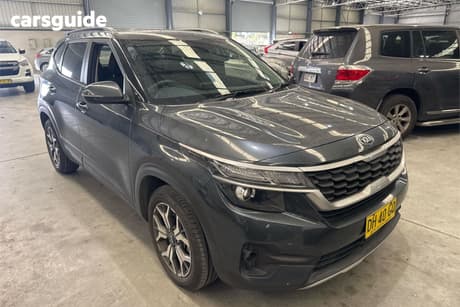 Grey 2020 Kia Seltos Wagon Sport+ (Fwd)