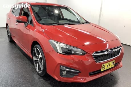 Red 2017 Subaru Impreza Hatchback 2.0S (Awd)