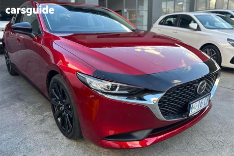 Red 2024 Mazda 3 Sedan G25 Evolve Sp