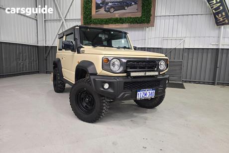 Beige 2021 Suzuki Jimny SUV GJ GLX HARDTOP 3DR MAN 5SP 4X4 1.5I (QLD ONLY)