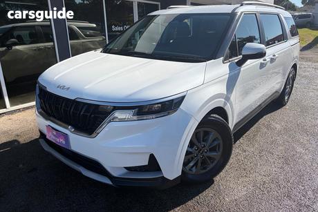 White 2022 Kia Carnival Wagon S