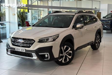 White 2021 Subaru Outback Wagon Awd Touring