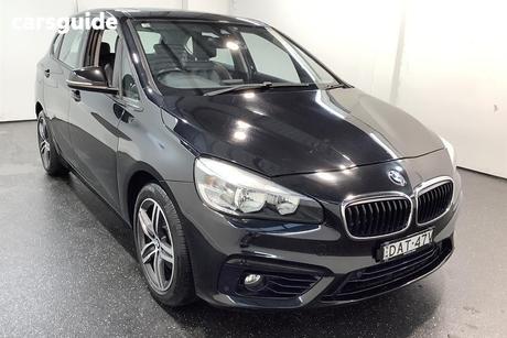 Black 2015 BMW 218D Wagon Active Tourer Luxury Line