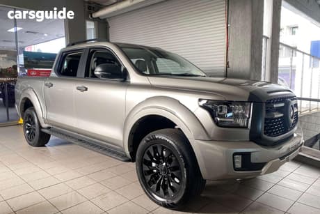 Silver 2026 GWM Cannon Alpha Dual Cab Utility Vanta