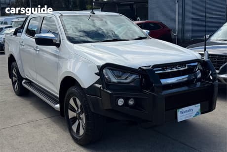 White 2022 Isuzu D-MAX Crew Cab Utility Ls-U+ (4X4)