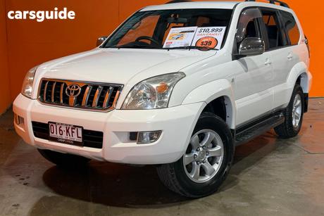 White 2007 Toyota Landcruiser Prado Wagon Gxl (4X4)