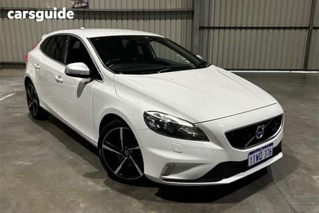 White 2014 Volvo V60 Wagon T5 R-Design