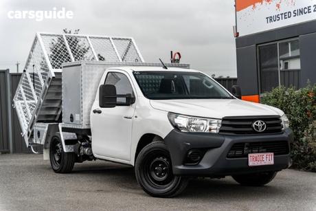 White 2016 Toyota Hilux Cab Chassis Workmate