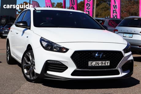 White 2020 Hyundai I30 Hatchback N Line