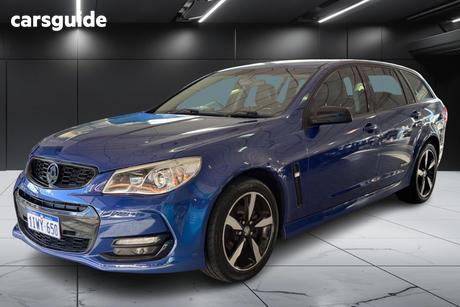 Blue 2016 Holden Commodore Sportswagon Sv6 Black Pack