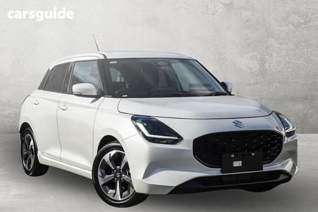 White 2026 Suzuki Swift Hatchback Hybrid Glx