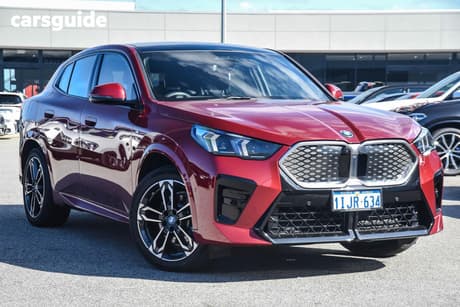 Red 2024 BMW IX2 Wagon Xdrive30 M Sport