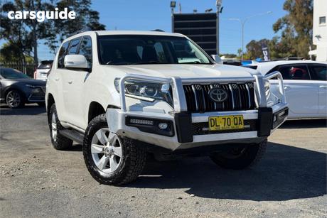 White 2018 Toyota Landcruiser Prado Wagon Gx (4X4)