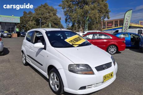 White 2008 Holden Barina Hatchback