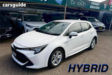White 2022 Toyota Corolla Hatchback Ascent Sport Hybrid