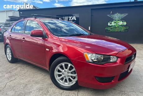 Red 2012 Mitsubishi Lancer Sedan Es
