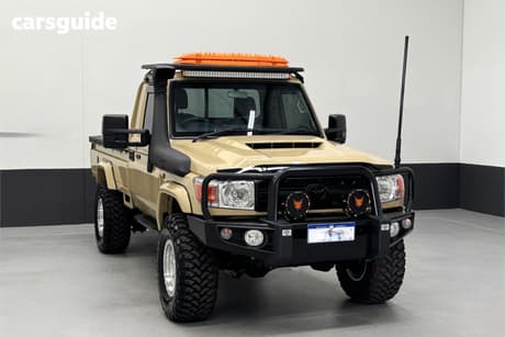 White 2021 Toyota Landcruiser Cab Chassis Workmate