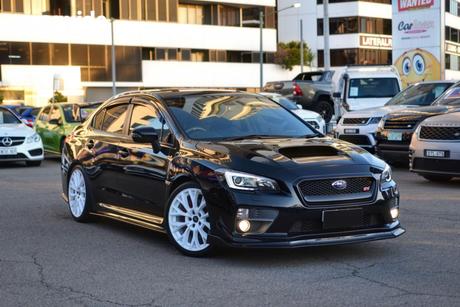 Black 2015 Subaru WRX Sedan Sti Premium