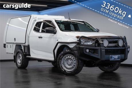 White 2021 Isuzu D-MAX Space Cab Chassis Sx (4X4)