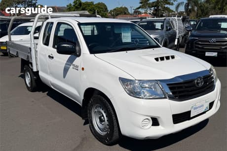 White 2012 Toyota Hilux X Cab Pickup Sr