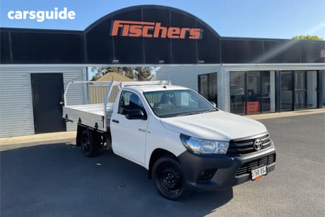White 2017 Toyota Hilux Cab Chassis Workmate
