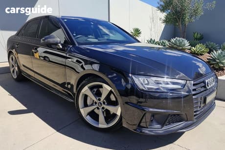 Black 2018 Audi A4 Sedan 45 Tfsi Quattro S Tronic Sport