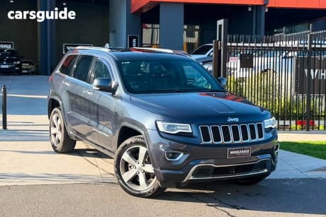 Grey 2014 Jeep Grand Cherokee Wagon Overland (4X4)