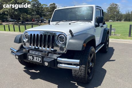 White 2014 Jeep Wrangler Softtop Sport (4X4)