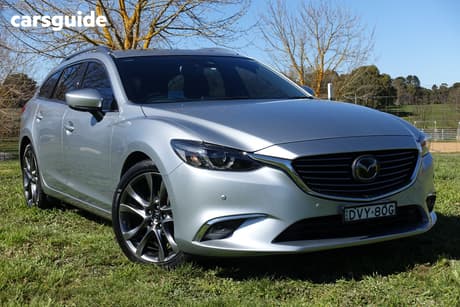 Silver 2016 Mazda 6 Wagon Atenza