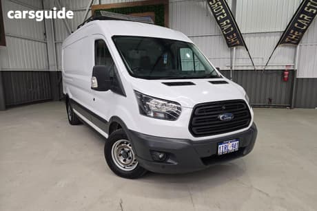 White 2018 Ford Transit Van 350L Lwb High Roof