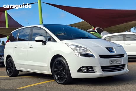 White 2013 Peugeot 5008 Wagon Active 1.6T