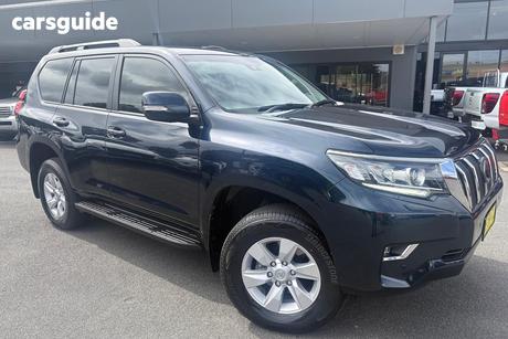 Blue 2021 Toyota Landcruiser Prado Wagon Gxl