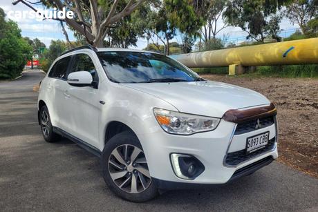 White 2014 Mitsubishi ASX Wagon Aspire (2Wd)