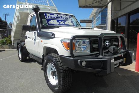 White 2020 Toyota Landcruiser Cab Chassis Workmate