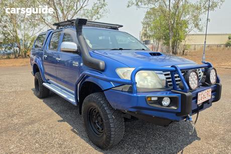 Blue 2008 Toyota Hilux Dual Cab Pick-up Sr5 (4X4)