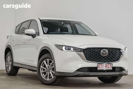 White 2023 Mazda CX-5 Wagon G25 Maxx Sport (Awd)