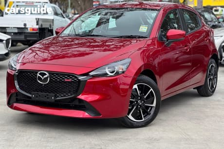 Red 2026 Mazda Mazda2 Hatchback G15 Evolve