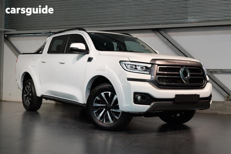 White 2025 GWM Cannon Dual Cab Utility Premium (4X4)