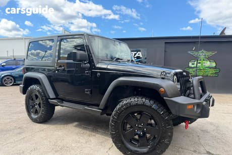 Black 2016 Jeep Wrangler Softtop Sport (4X4)