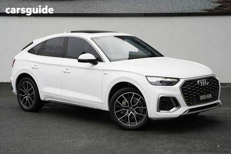White 2022 Audi Q5 Sportback 45 Tfsi Quattro S Line Mhev