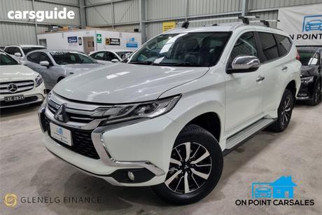 White 2017 Mitsubishi Pajero Sport Wagon Gls (4X4) 7 Seat