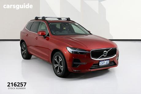 Red 2021 Volvo XC60 Wagon B5 Momentum Mhev