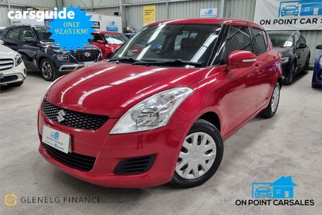 Red 2011 Suzuki Swift Hatchback Gl