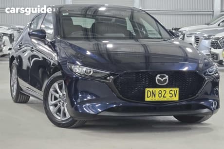 Blue 2025 Mazda 3 Hatchback G20 Pure