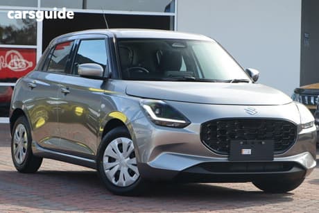 Silver 2025 Suzuki Swift Hatchback Hybrid