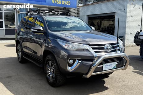 Grey 2017 Toyota Fortuner Wagon Gxl